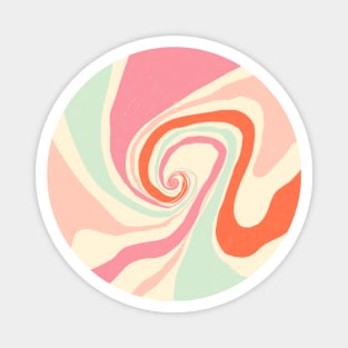 Rainbow Candy Swirl Magnet